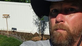 SBG Life is live! Digging flowerbeds around my privacy fence