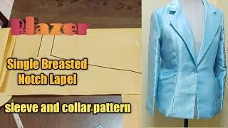 Part 2 Suit Sleeve and collar pattern making