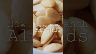 How to Blanch #Almonds in 1 Minute! 🙌 #shorts