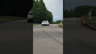 Loud Alfa Romeo Giulia Quadrifoglio hard take off