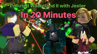 Polluted Wasteland II with Jester #2 - Sub 21 || Roblox Tower Defense Simulator