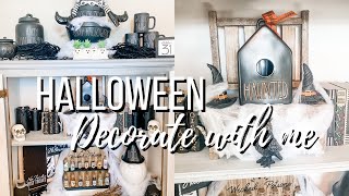 HALLOWEEN DECORATE WITH ME 2020 | MODERN FARMHOUSE DECOR | HOW TO DECORATE WITH RAE DUNN