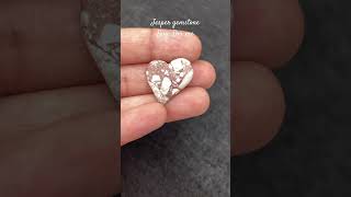 Jesper heart shape l rare gemstone l buy Dm me l #jewellery #gemstone #art #shorts