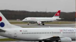 Air Malta A319 9H-AEL Take-off @ EDDL