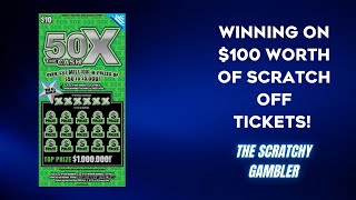 Winning on $100 Worth Of Scratch Off Tickets!