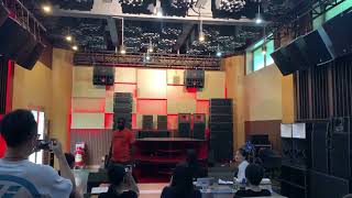 Sound testing in T.I Audio indoor