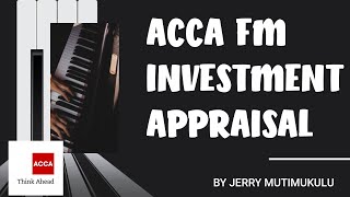 ACCA FM WEEK 4 INVESTMENT APPRAISAL - PART 9 - SENSITIVITY ANALYSIS