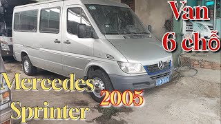 Mercedes Benz Sprinter 2005 Van 6 chỗ giá chỉ 150 triệu | Ô-tô Thanh Xuân