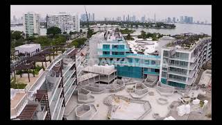 Belle Island Miami Beach Luxury Neighborhood Aerial Stock Footage (January 2021)