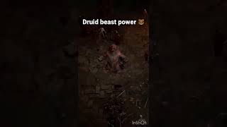 🐻 ЯРОСТЬ МЕДВЕДЯ - Друид Diablo 4. #diablo4 #druid #gameplay #shorts