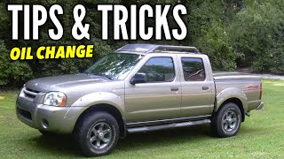 Nissan Frontier Oil Change [TIPS & TRICKS] 2.4L Xterra | 1998 - 2004 4-Cylinder KA24DE