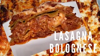 EASY Lasagna Bolognese RECIPE|Step by Step Beginner Friendly Tutorial#lasagna bolognese#