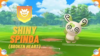 A Wild ✨ Shiny Spinda (Broken Heart #9) ✨ Appeared! [Pokemon GO] #shorts