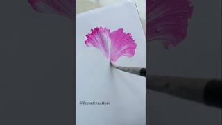 Super Art 😱 One stroke painting 😍💕 #shorts #painting #art #youtubeshorts #creative #bmartcreations