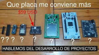 Hablemos del desarrollo de sistemas embebidos, ¿Conviene comparar las plataformas de desarrollo?