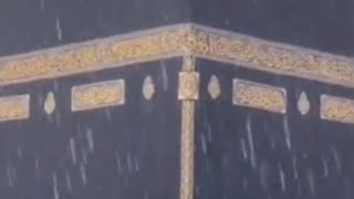 Kabbah 🕋 || Tawaf || Masjid AlHaram || Beautiful View of Rain in Masjid Al-Haram Makkah