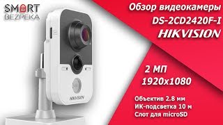 Видеокамера DS-2CD2420F-I бренда Hikvision - обзор, качество записи, и распаковка