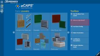 Greenheck - eCAPS® - How to Make a Louver Selection