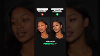 Persona app 💚 Best video/photo editor 💚 #beauty #skincare