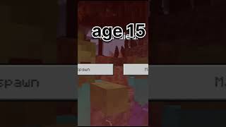 minecraft dimond mining in age 5,10,15,20 #shorts #minecraft #shortfeed #minecraftshorts #short #ind