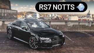 Audi RS7 4G8 Nottingham Cinematic | Accelerations/Revs/Pops