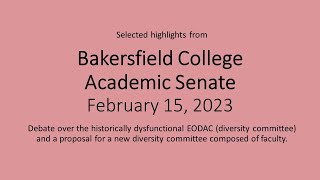 BC Academic Senate Highlights