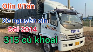 Xe Tải Cũ Thaco Olin 8t Thùng mui bạc Giá Rẻ