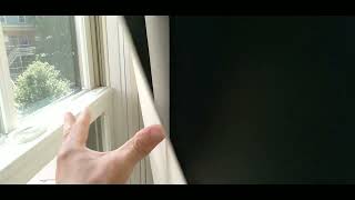 Insulate window air conditioner heat coming through sides of windows