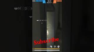 #shorts 1vs4 impossible Gameplay In CS Rank_ Garena freefire max