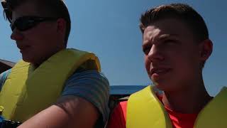 Riding A Boat in The Seven Sea Lagoon!