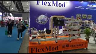 flexlink spiral conveyor and gripping conveyor