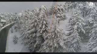 Troodos mountains in Cyprus on Christmas day 2016