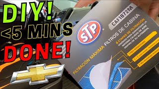 HOW TO CHANGE YOUR CHEVY SONIC CABIN AIR FILTER| Keep the dirt out and fresh air flowing!