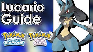 Lucario Guide & Moveset for Pokemon Brilliant Diamond and Shining Pearl