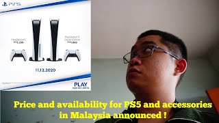 Sony Malaysia has just announced the PS5 and accessories availability and pricelist!