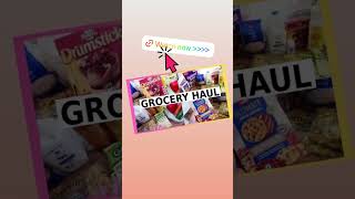 New vlog up now !!!! #groceryhaul #groceryshopwithme  #grocery