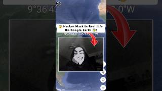 Found Very Strange Hacker Mask In Real Life On Google Earth 🌍 #viral #trending #shorts