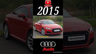 Evolution of Audi TT (1998-2024) #auditt