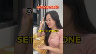 Set in stone🗿🗿#english #hoctienganh #learnenglish #funny #reels #viral #tips #shorts