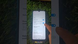 Poco c3 Double tap to wake or off screen||#poco #screen #viral #mobile #shorts #pococ3 #display