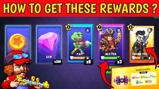 HOW TO GET THESE REWARDS IN BATTLE STARS?