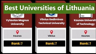 Best Universities of Lithuania | Top 35 Universities Compared