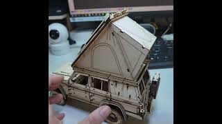 Toyota Land Cruiser 76 custom laser cut model