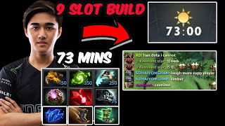 73 mins Abed Leshrac Full Slot build vs Tims Rubick Epic game Dota 2