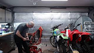 1987 Honda CR500 Live teardown