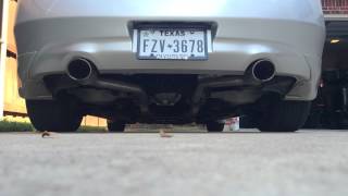 G37 Muffler Delete Cold Start