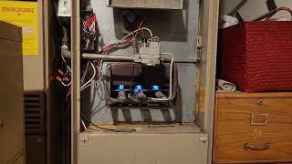 1986 Trane Executive Furnace Startup/Shutdown After Maintenance