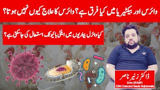 Difference between Virus and Bacteria | Antibiotics usage in viral disease | Dr Zunair Nasir