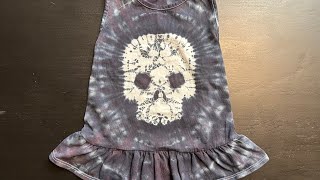 Tie Dye Doggy Skull Shirt (3 of 4)