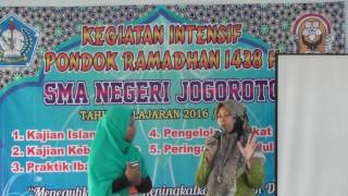 Pondok Ramadhan SMA NEGERI JOGOROTO Part 16